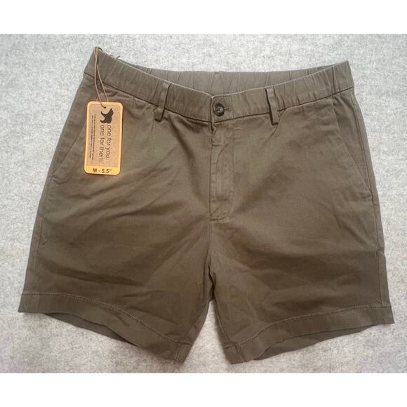 Bearbottom Stretch Chino Shorts M Desert 5.5" Inseam NWT - Picture 1 of 7